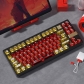 Asuka 104+20 / 22 Cherry Profile PC Clear + PBT Dye-subbed Doubleshot Backlit Keycaps Set Top / Side Legends for Mechanical Keyboard